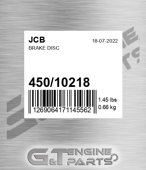 450/10218 Brake Disc