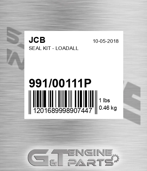 991/00111P Seal Kit - Loadall