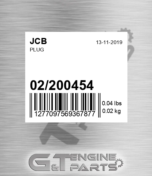 02/200454 Plug