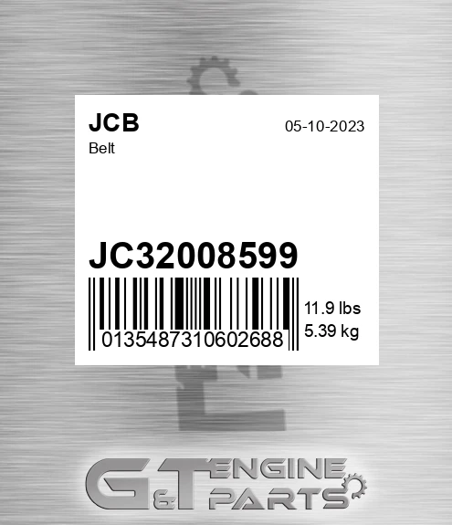 JC320/08599 Belt for JCB