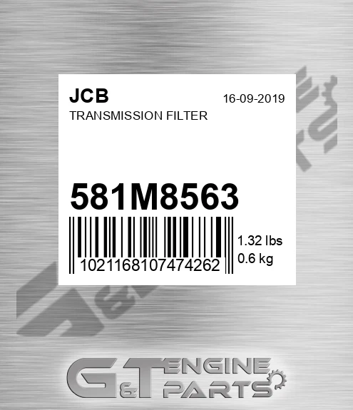 581-M8563 Transmission Filter