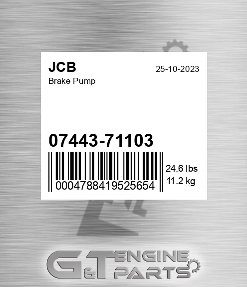 07443-71103 Brake Pump