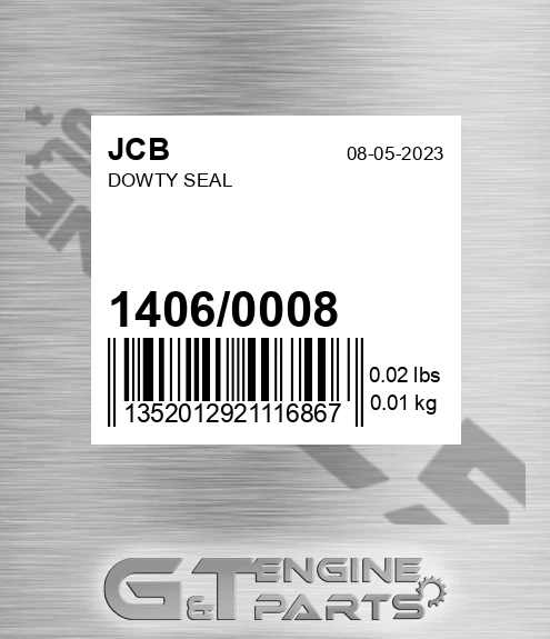1406/0008 Dowty Seal