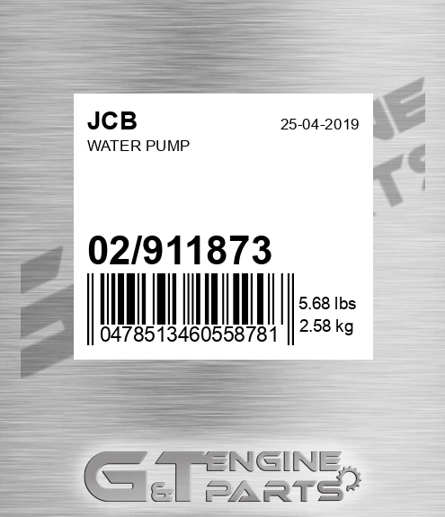 02/911873 Water Pump