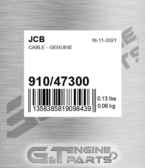 910/47300 Cable - Genuine