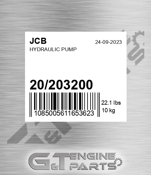 20/203200 Hydraulic Pump