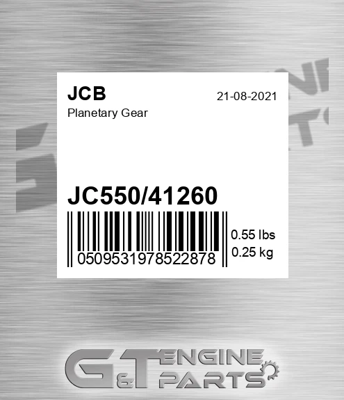 JC550/41260 Planetary Gear