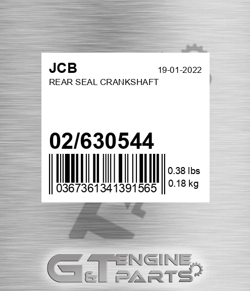 02/630544 Rear Seal Crankshaft