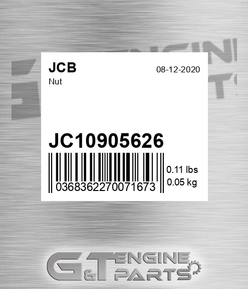 JC10905626 Nut