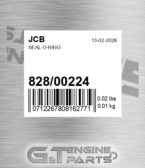 828/00224 Seal O-ring