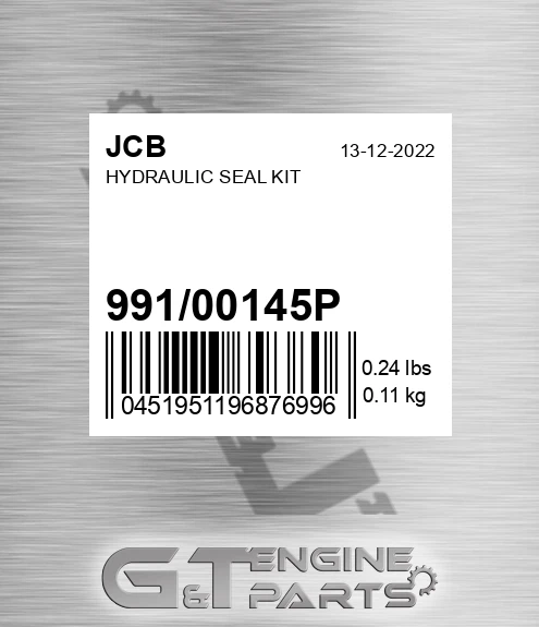 991/00145P Hydraulic Seal Kit