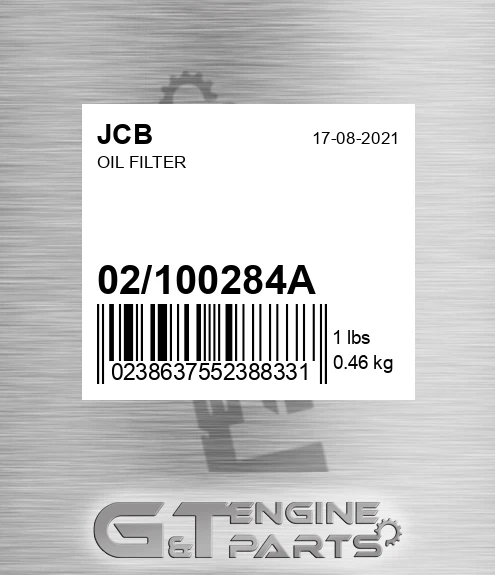 02/100284A Oil Filter