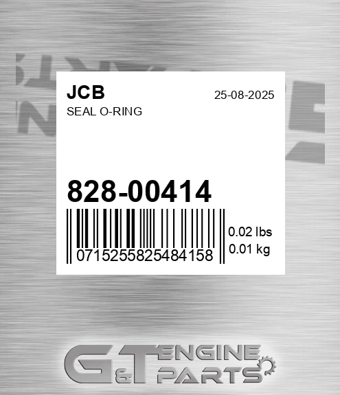 828/00414 Seal O-ring