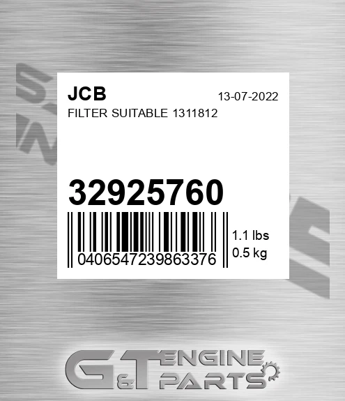 32/925760 Filter Suitable 1311812