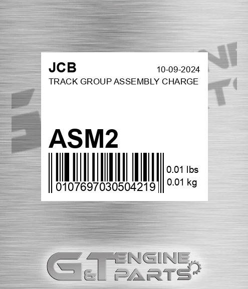 ASM2 JCB Track Group Assembly Charge