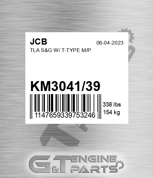 KM3041/39 Tla S&g W/ T-type M/p