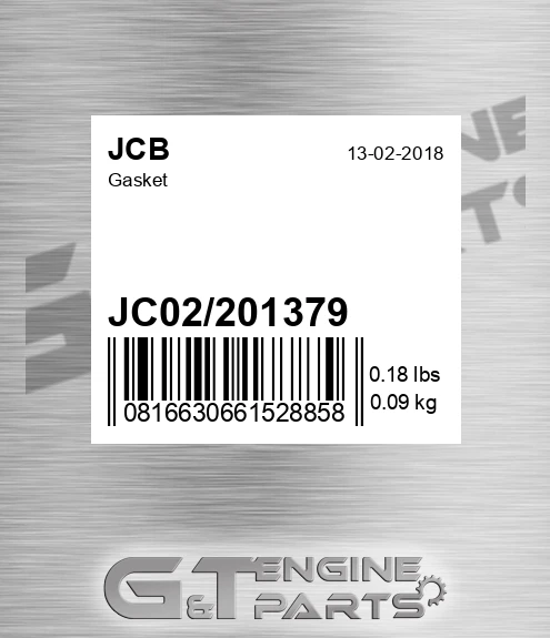 JC02-201379 Gasket