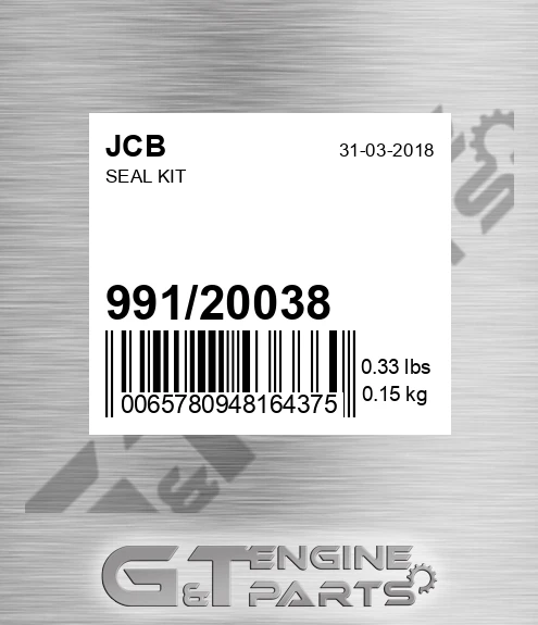 991/20038 Seal Kit