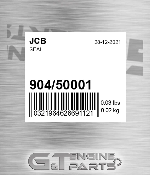 904/50001 Seal for JCB