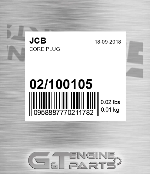 02/100105 Core Plug