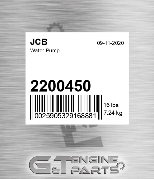 2200450 Water Pump