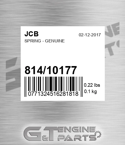 814/10177 Spring - Genuine