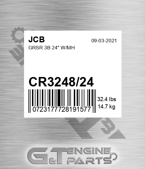 CR3248/24 Grsr 3b 24" W/mh