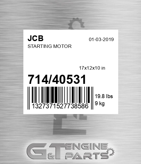 714/40531 Starting Motor