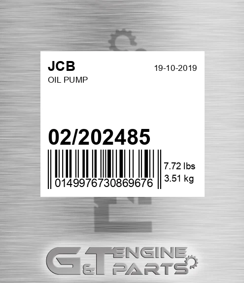 02/202485 Oil Pump