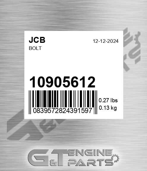 10/905612 Bolt