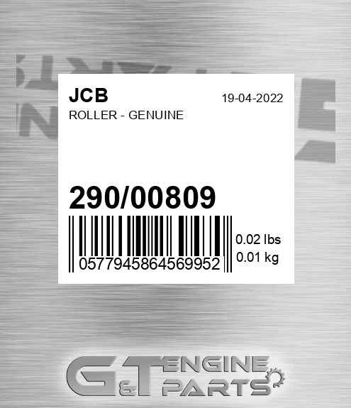 290/00809 Roller - Genuine
