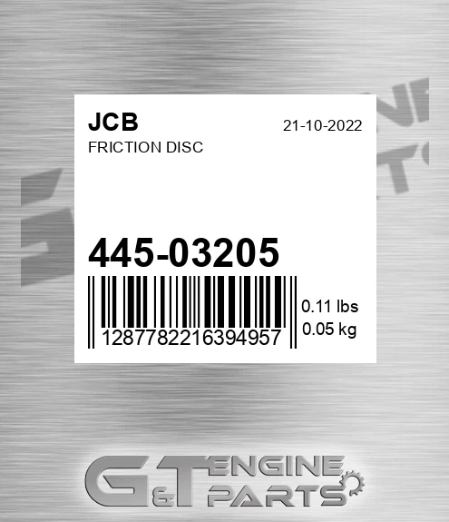 445/03205 Friction Disc