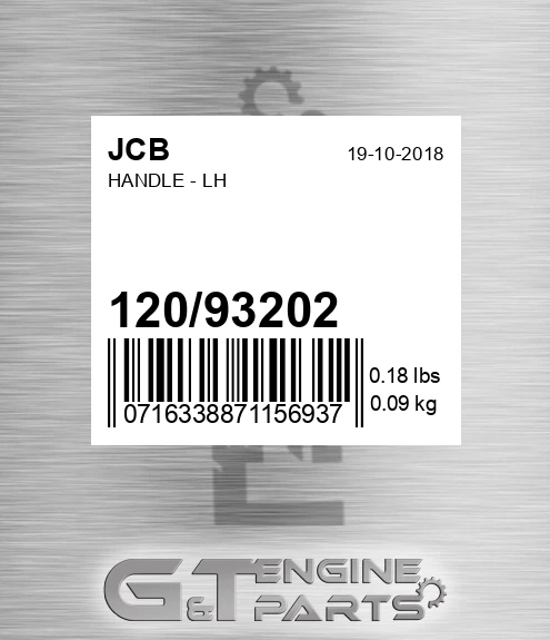 120/93202 Handle - Lh