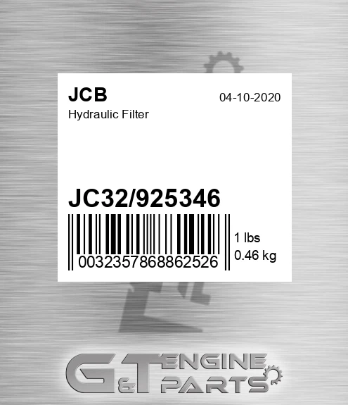 JC32-925346 Hydraulic Filter