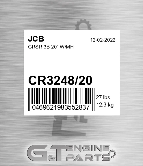 CR3248/20 Grsr 3b 20" W/mh