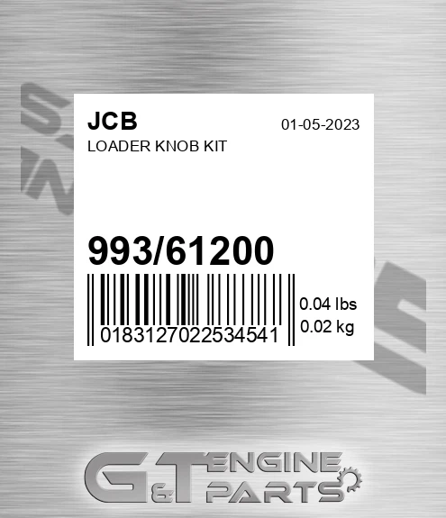 993/61200 Loader Knob Kit