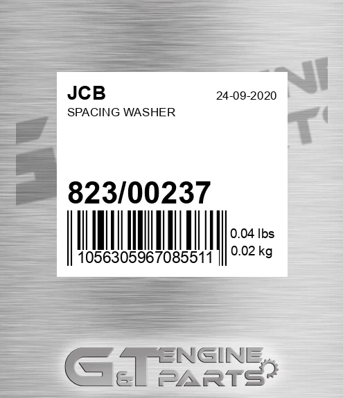823/00237 Spacing Washer