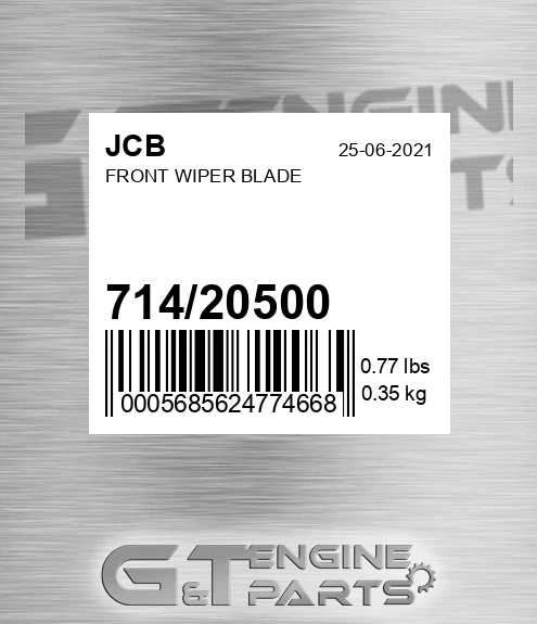 714/20500 Front Wiper Blade