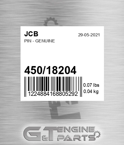 450/18204 Pin - Genuine