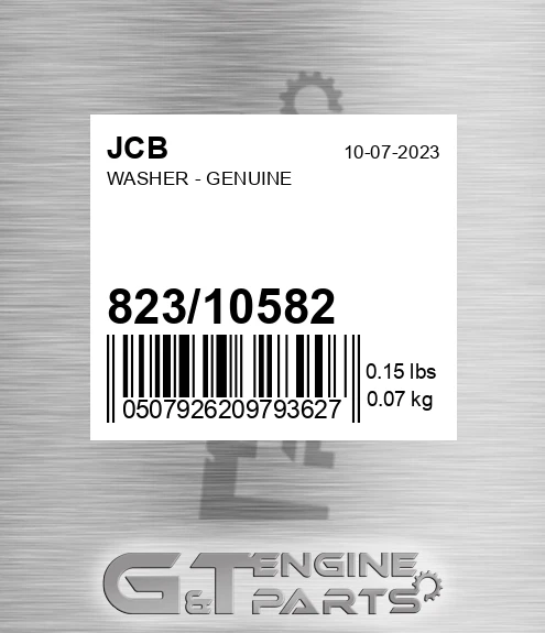 823/10582 Washer - Genuine