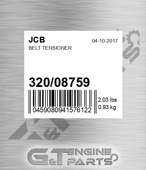320/08759 Belt Tensioner for JCB