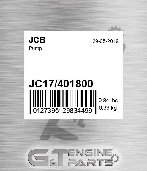 JC17-401800 Pump