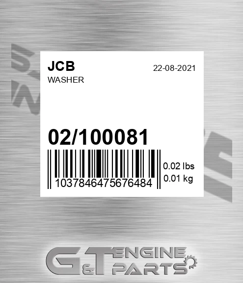 02/100081 Washer