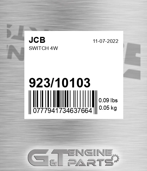 923/10103 Switch 4w