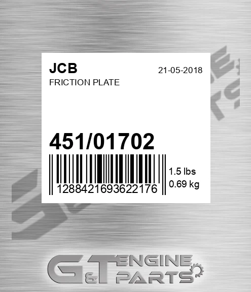 451/01702 Friction Plate