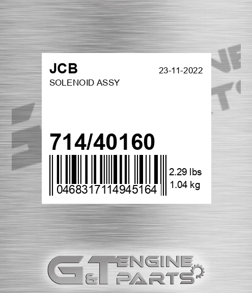 714/40160 Solenoid Assy
