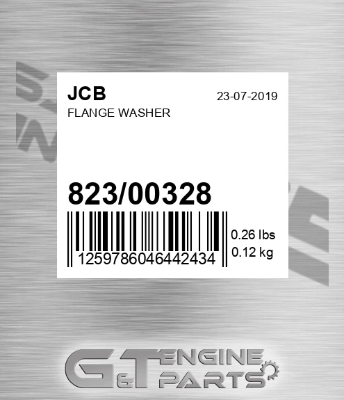823/00328 Flange Washer