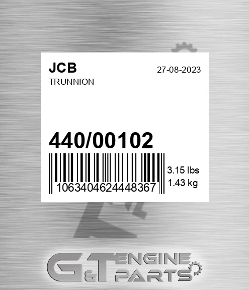 440/00102 Trunnion