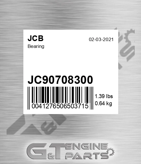 JC907-08300 Bearing