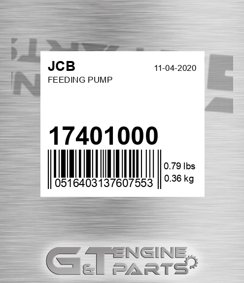 17401000 Feeding Pump